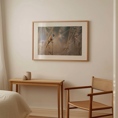 Print 'Baardman in het riet'