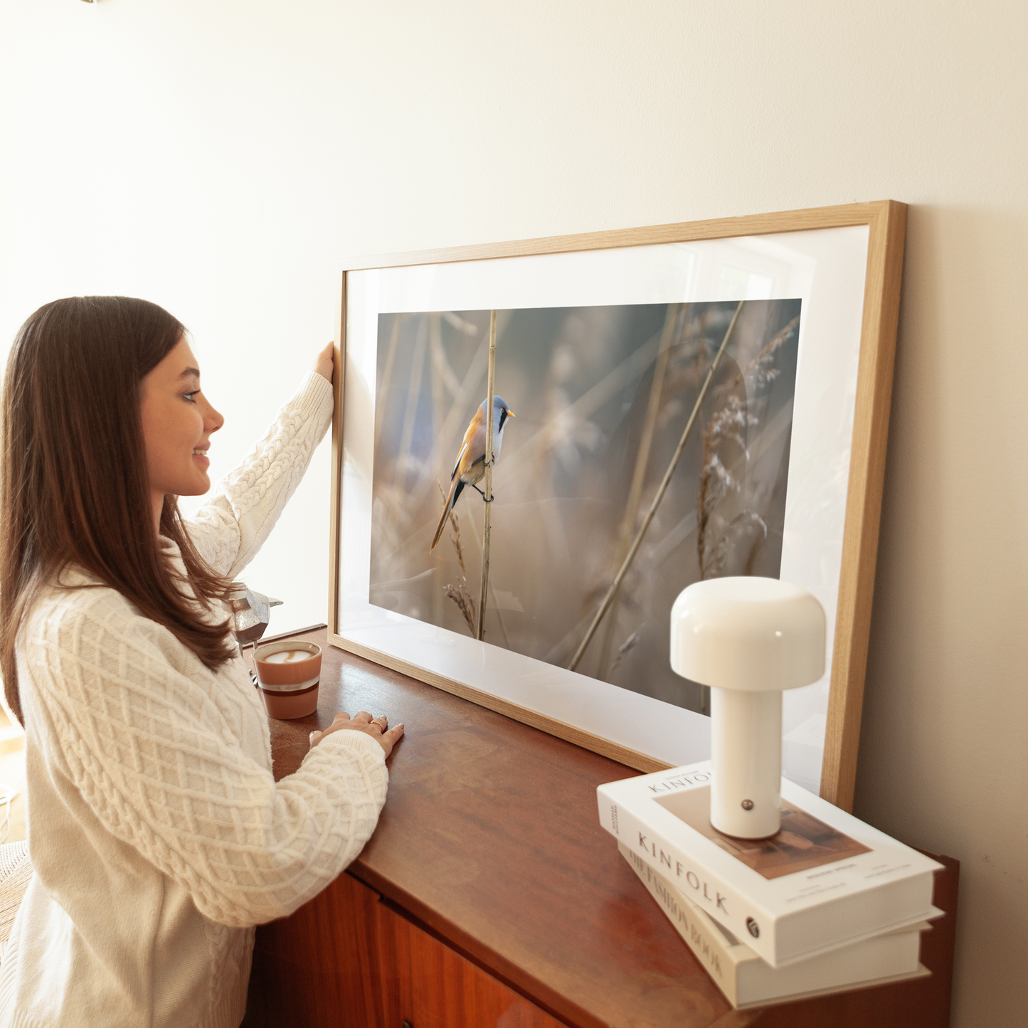 Print 'Baardman in het riet'